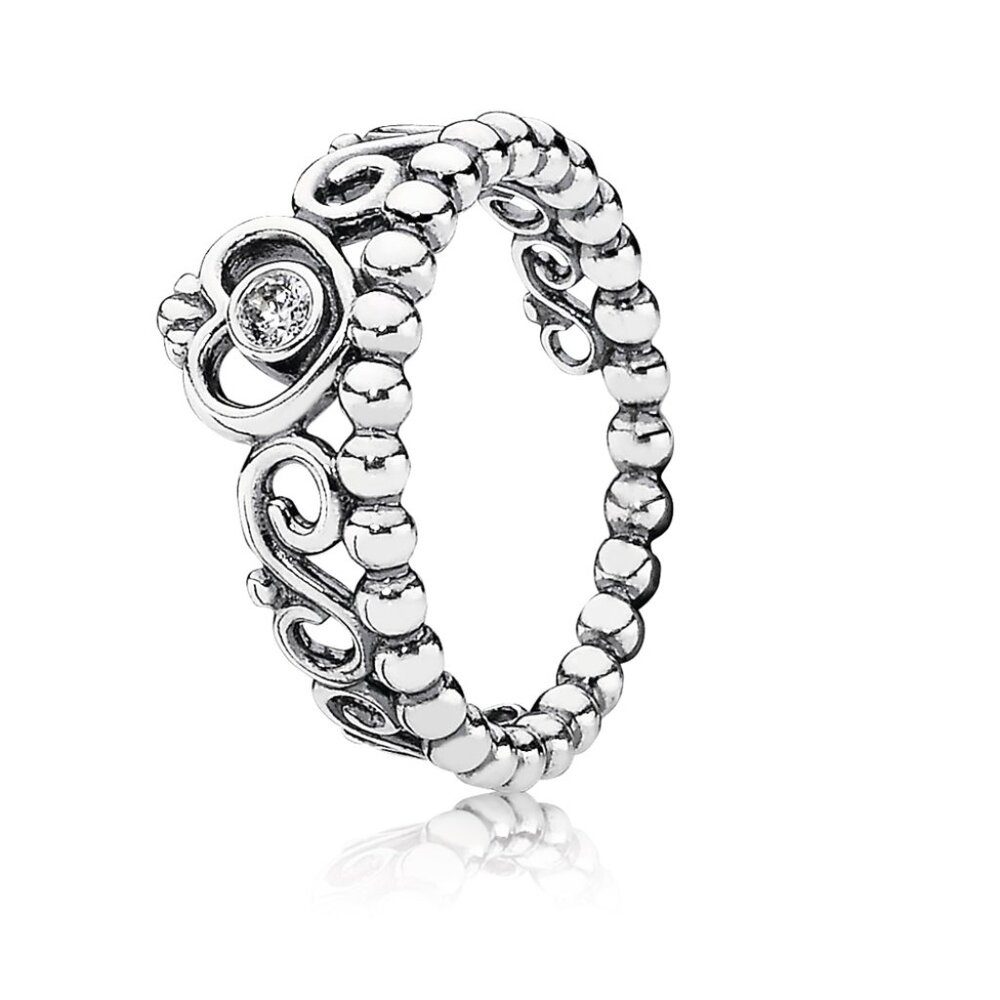 Sterling Silver My Princess Tiara Ring, New